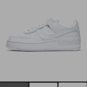 Nike air force 1 shadow triple white